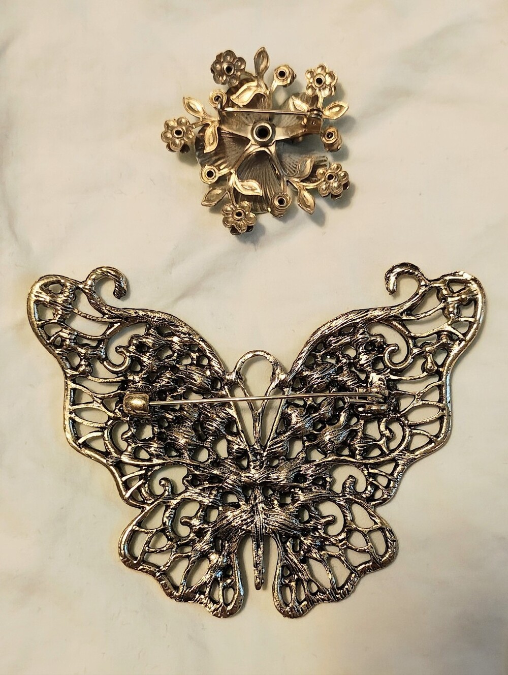 Vintage To NOW Rhinestone Brooch LOT - Picture 4 of 11